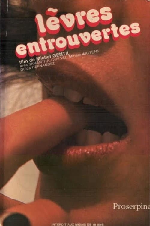 Lèvres entrouvertes poster