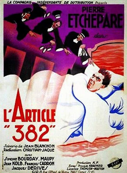 L'Article 382 poster