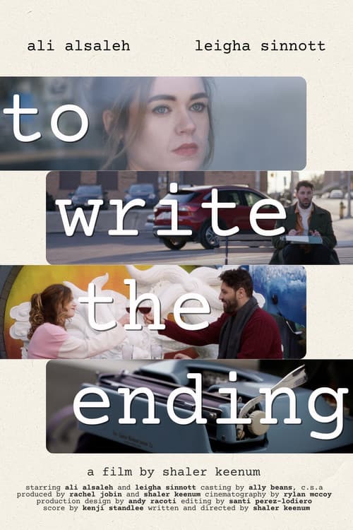 to write the ending poster