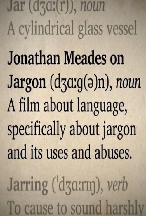 Jonathan Meades on Jargon poster
