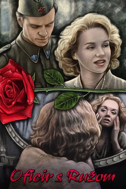 An Officer with a Rose poster