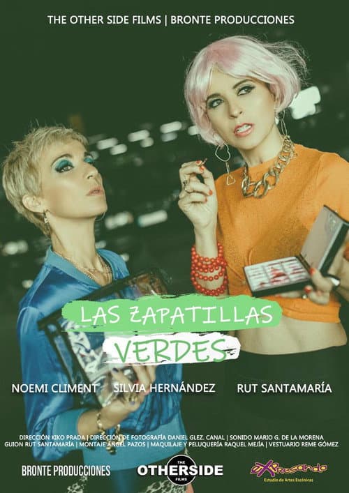 Las zapatillas verdes poster