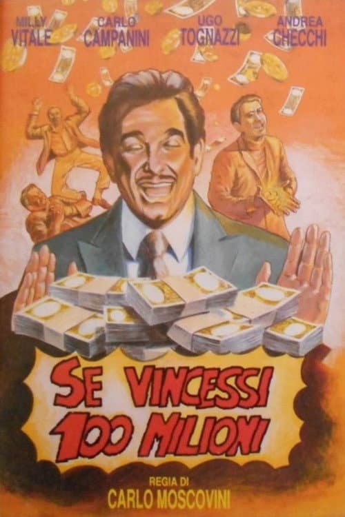 Se vincessi cento milioni poster