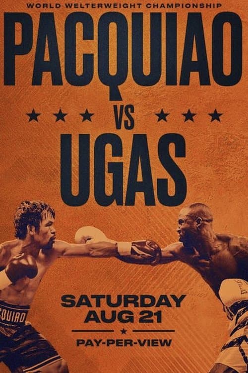 Manny Pacquiao vs. Yordenis Ugás poster