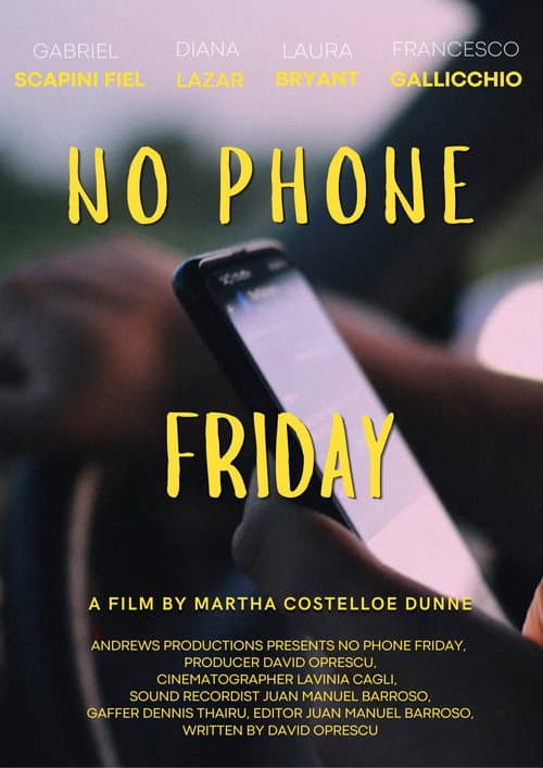 No Phone Friday poster