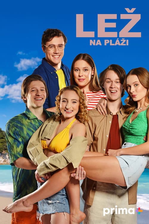 Lež na pláži poster