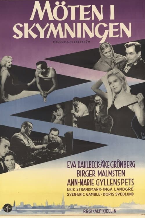 Möten i skymningen poster