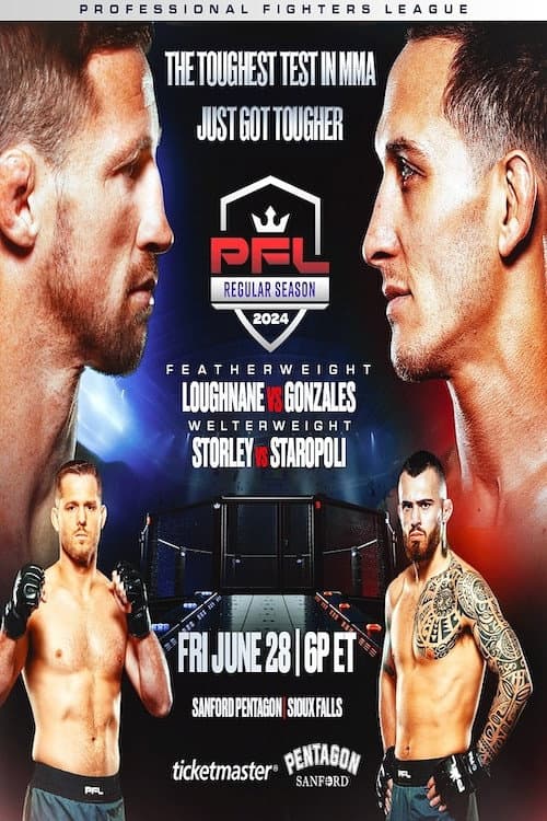 PFL 2024 #6: Regular Season - Loughnane vs. Gonzales poster