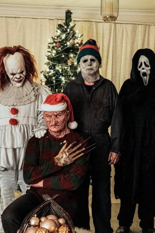 Horror Icons Celebrate Christmas poster
