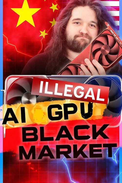 THE NVIDIA AI GPU BLACK MARKET poster